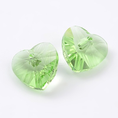 Romantic Valentines Ideas Glass Charms X-G030V10mm-10-1