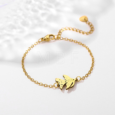 Ocean 304 Stainless Steel Fish Link Bracelets WGAF945-02-1