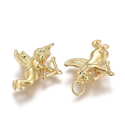 Brass Pendants X-KK-Z001-05G-1