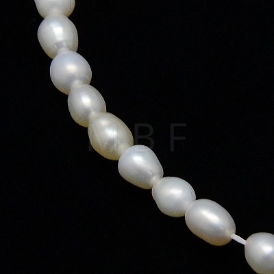 Natural Cultured Freshwater Pearl Beads Strands X-PEAR-L001-D-03-1