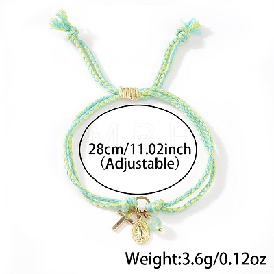 Brass Charm Bracelets TC3588-1-1