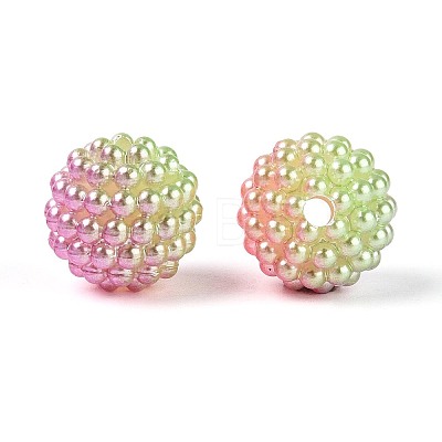 Imitation Pearl Acrylic Beads OACR-T004-15mm-06-1