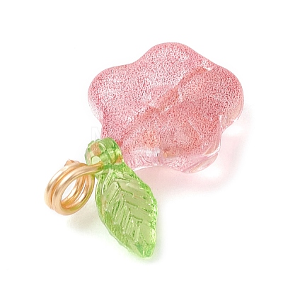 Transparent Glass Pendants PALLOY-JF03961-1