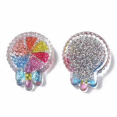 Transparent Resin Decoden Cabochons CRES-N034-13-1
