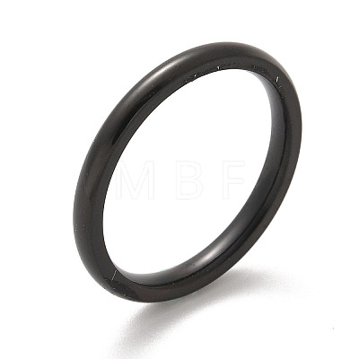 304 Stainless Steel Plain Band Rings STAS-I160-E-EB-1