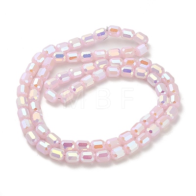 Imitation Jade Glass Beads Strands EGLA-D030-05A-1