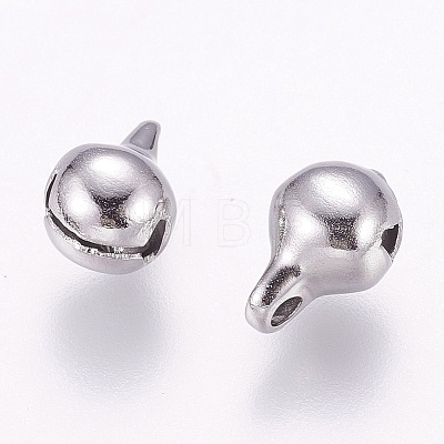 304 Stainless Steel Bell Charms STAS-E144-079P-C-1
