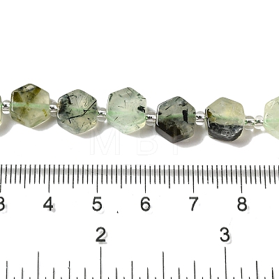 Natural Prehnite Beads Strands G-P534-A01-01-1