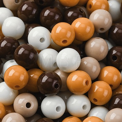 Opaque Acrylic Beads X-SACR-Q004-02L-1