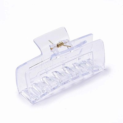 Transparent Plastic Large Claw Hair Clips PHAR-F016-11-1