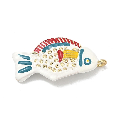 Brass Enamel Pendants X-KK-Z153-06G-02-1
