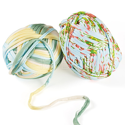 2 Skeins 2 Styles Super Soft Polyester Yarn OCOR-TA0003-70-1