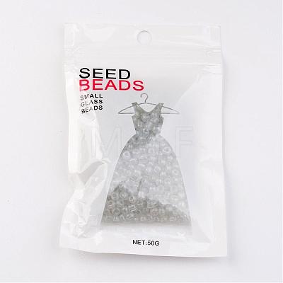 Round Glass Seed Beads X-SEED-A006-4mm-101-1