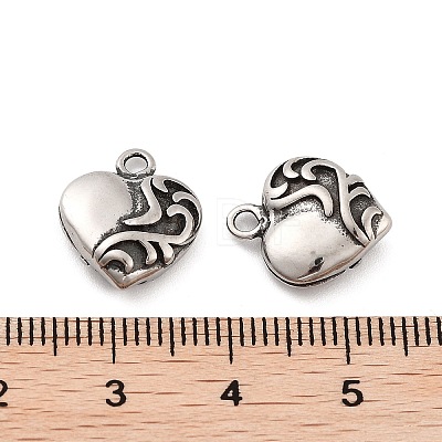 316 Surgical Stainless Steel Charms STAS-K276-27AS-1