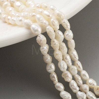 Natural Keshi Pearl Cultured Freshwater Pearl Beads Strands PEAR-P062-19-1