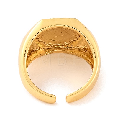 Brass Open Cuff Rings RJEW-U009-16G-1