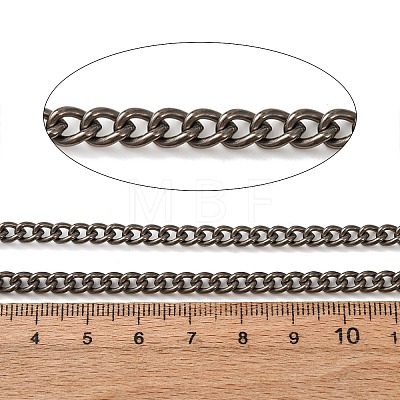 Titanium Curb Chains CHS-A021-01B-1