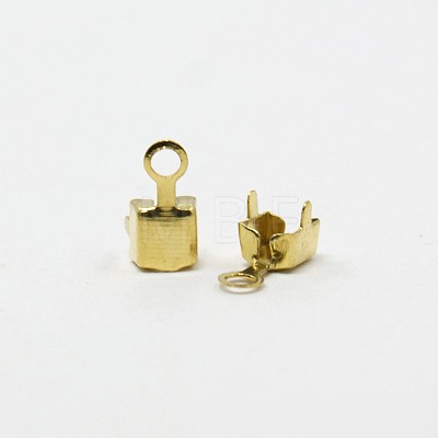 Brass Cup Chain Ends EC288-1G-1