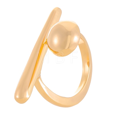 Bar Brass Finger Rings for Women PW-WG5C5E9-01-1