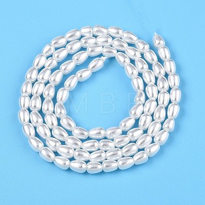 Transparent Spray Painted Glass Beads Strands GLAA-N001-26-1