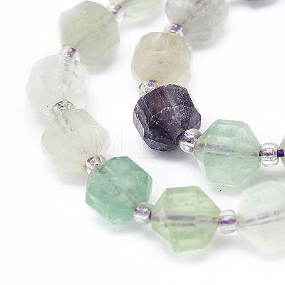 Natural Fluorite Beads Strands G-O201B-81A-1