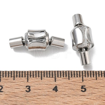 304 Stainless Steel European Clasps with Cord Ends SA-CBABC0F-11P-1