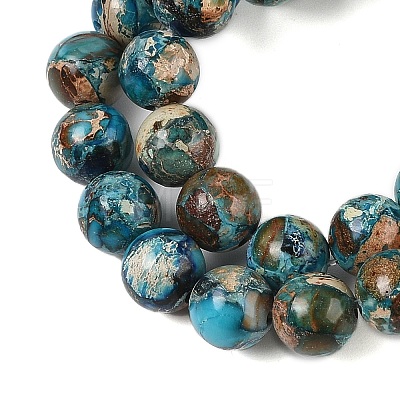 Dyed Natural Regalite/Imperial Jasper/Sea Sediment Jasper Beads Strands G-B124-C01-21-1