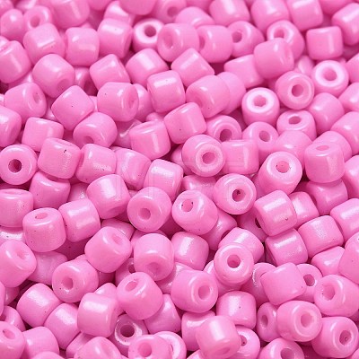 Baking Paint Pearlized Glass Seed Beads SEED-C001-04A-03-1