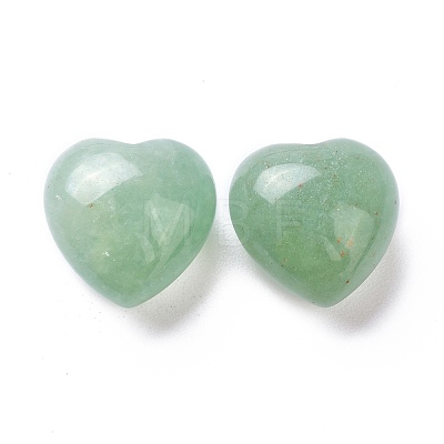 Natural Green Aventurine Heart Love Stone G-F708-02-1