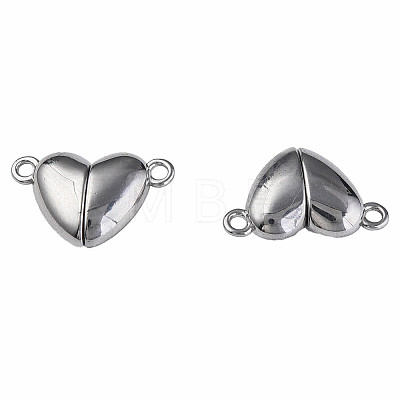 304 Stainless Steel Magnetic Clasps X-STAS-N087-55-55P-1