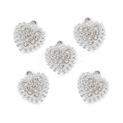 Alloy Crystal Rhinestone Charms ALRI-C008-22P-1