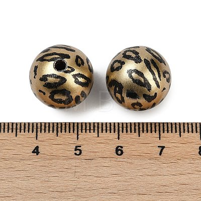 Printed Acrylic Beads PACR-P005-01A-1