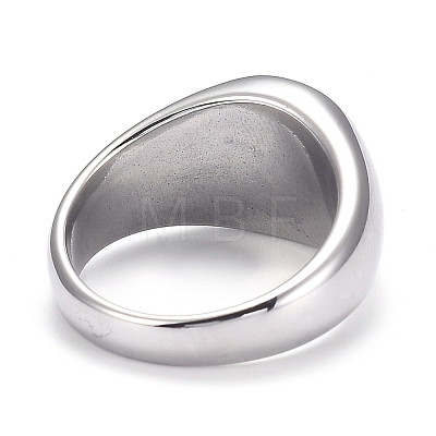 304 Stainless Steel Finger Rings STAS-H101-01P-9-1