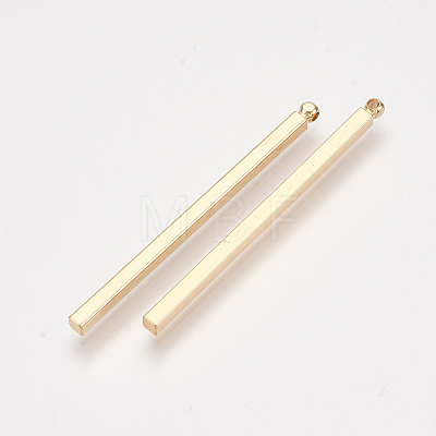 Brass Bar Pendants KK-S348-384D-1