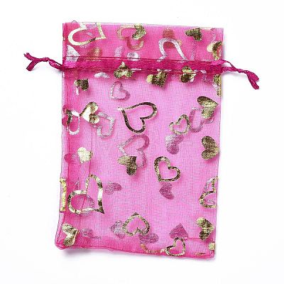 Organza Drawstring Jewelry Pouches OP-I001-B08-1