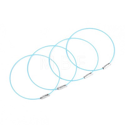 Steel Wire Bracelet Cord DIY Jewelry Making TWIR-R004-14-1