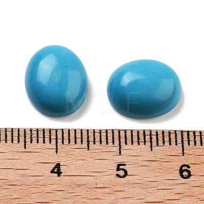 Synthetic Turquoise Cabochons G-G145-01A-35-1