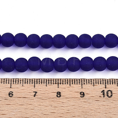 Transparent Glass Beads Strands GLAA-T032-T6mm-MD15-1