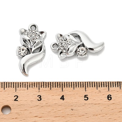 Alloy Crystal Pendants FIND-I043-02P-1