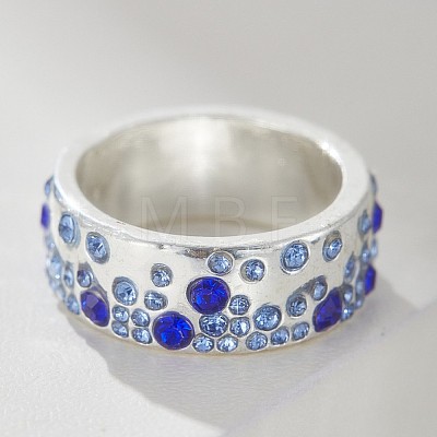 Alloy Rhinestone Finger Rings FS-WG159B5-03-1