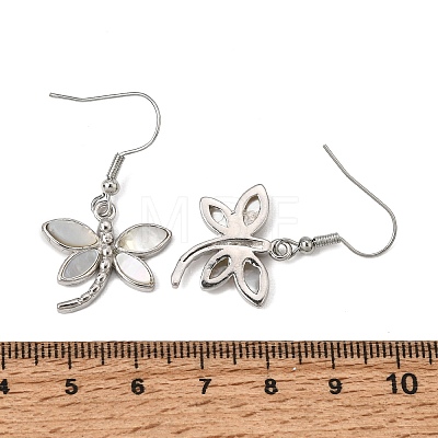 Rack Plating Brass Dangle Earrings for Women KK-CBA69D1-01P-02-1