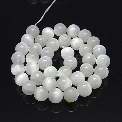 Natural Calcite Beads Strands G-G212-10mm-44-1