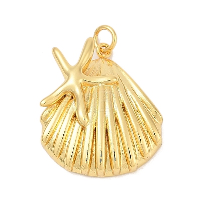 Brass Pendants KK-U058-57B-G-1