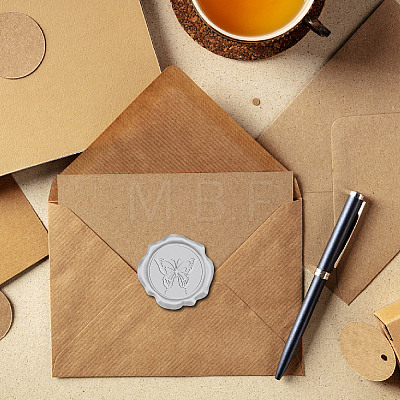 CRASPIRE Adhesive Wax Seal Stickers DIY-CP0009-53A-19-1