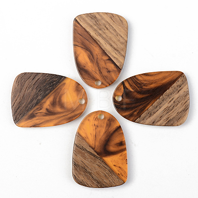 Resin & Walnut Wood Pendants RESI-S389-042A-A01-1