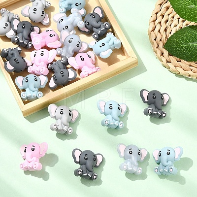 6Pcs Silicone Beads SIL-YW0002-10A-1