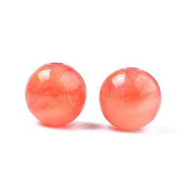 Opaque Acrylic Beads MACR-N009-014A-04-1