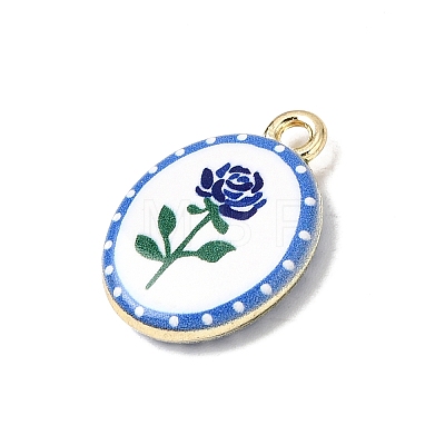 Printed Alloy Pendants ENAM-F160-02C-G-1