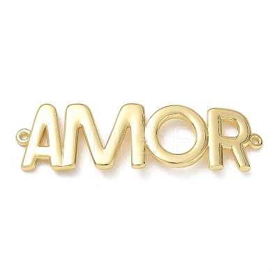 Brass Connector Charms KK-CBAE532-01G-G-1
