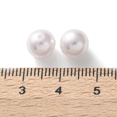 Plastic Imitation Pearl Beads FIND-M059-01C-08-1